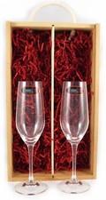 Two Champagne Riedel Crystal